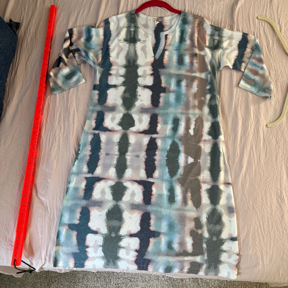 Atelier 5 dress, small, tie-die